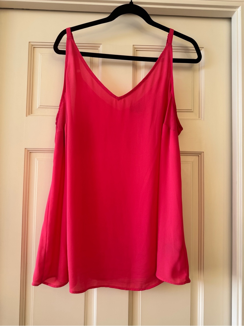 torrid Hot Pink V-Neck Spaghetti Strap Cami